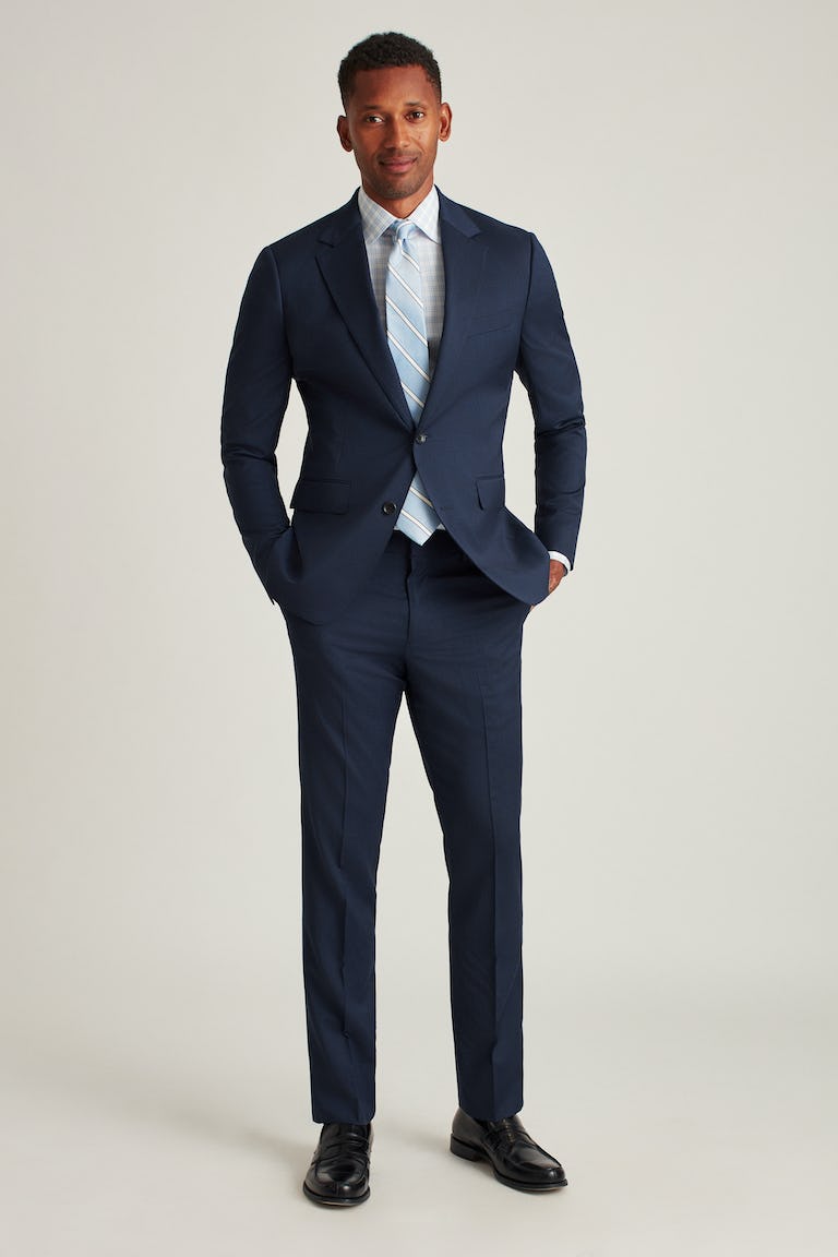 Jetsetter Stretch Blue Suit