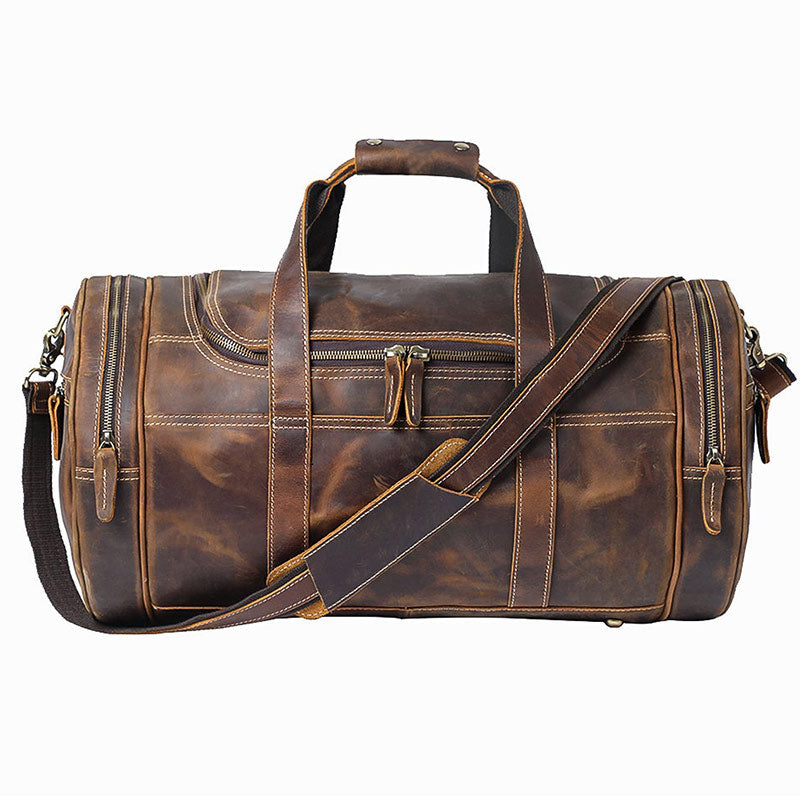 Large Leather Holdall | ASUNCION