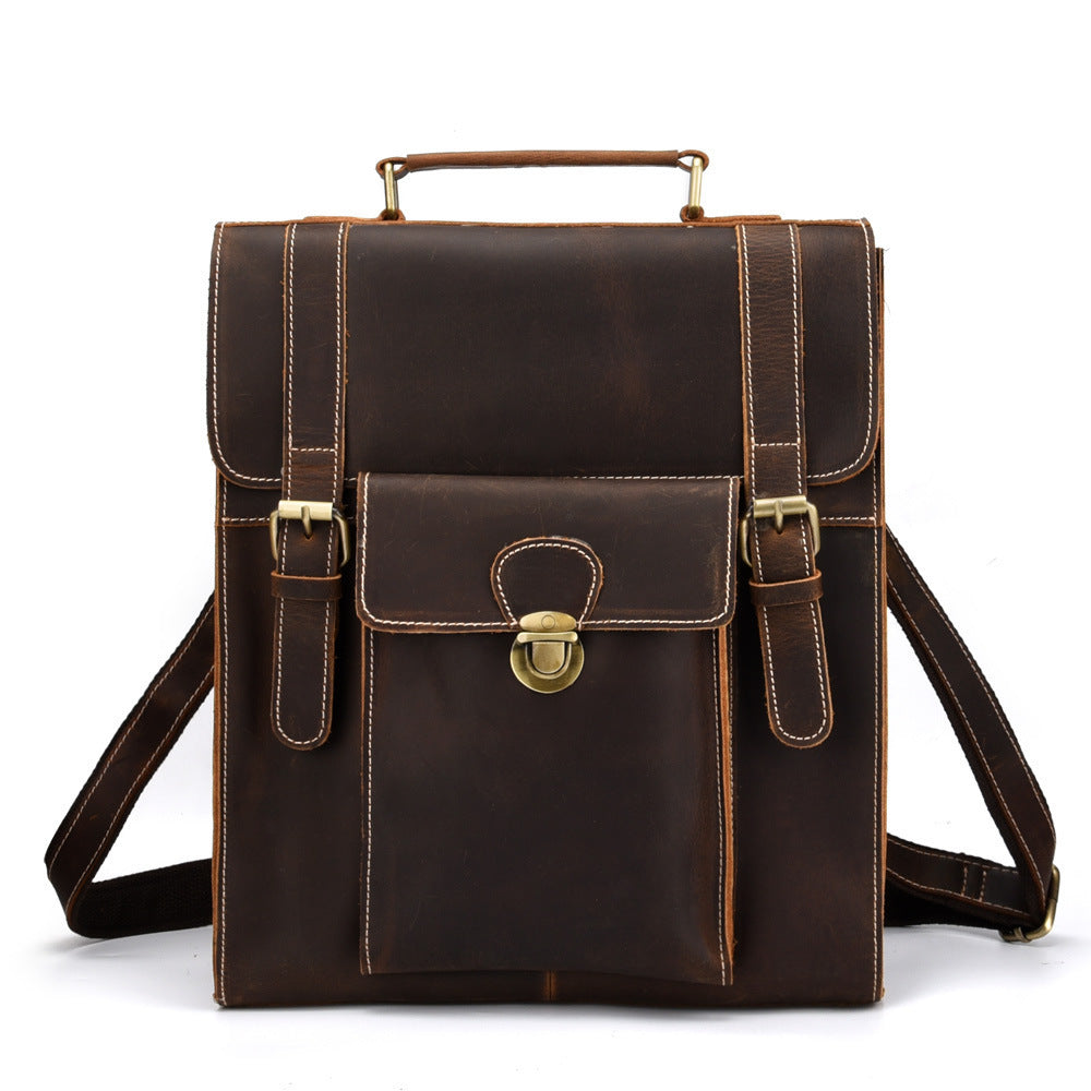 Men Multifunction Leather Backpack | OWAÏ