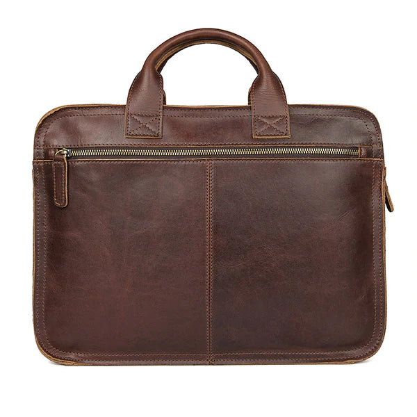 Vintage Leather Messenger Bag | ERIKA