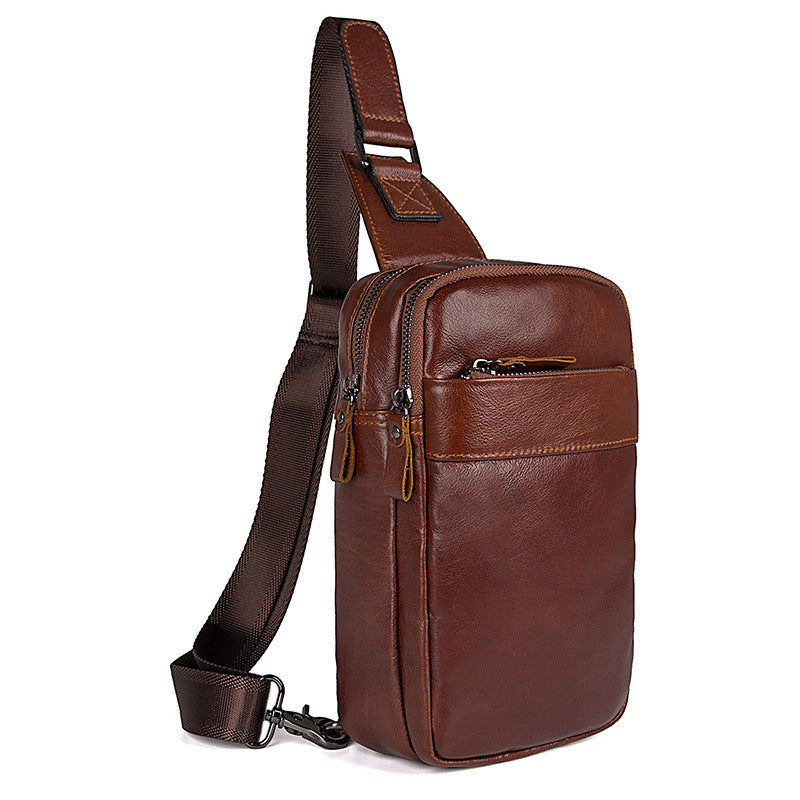 Leather Messenger Bag For Men Cross Bag For Man Vertical Messenger Bag Mens Work Bags