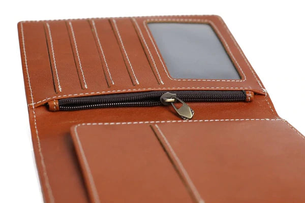 Personalized Leather Travel Wallet, Passport Holder, Card Holder - Groomsmen Gifts