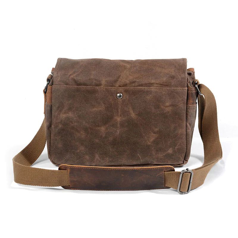 Men's Canvas DSLR Camera Messenger Bag