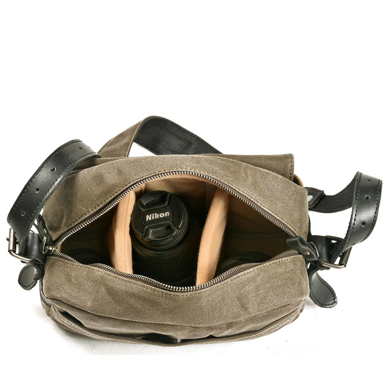 Men's Camera Messenger Bag