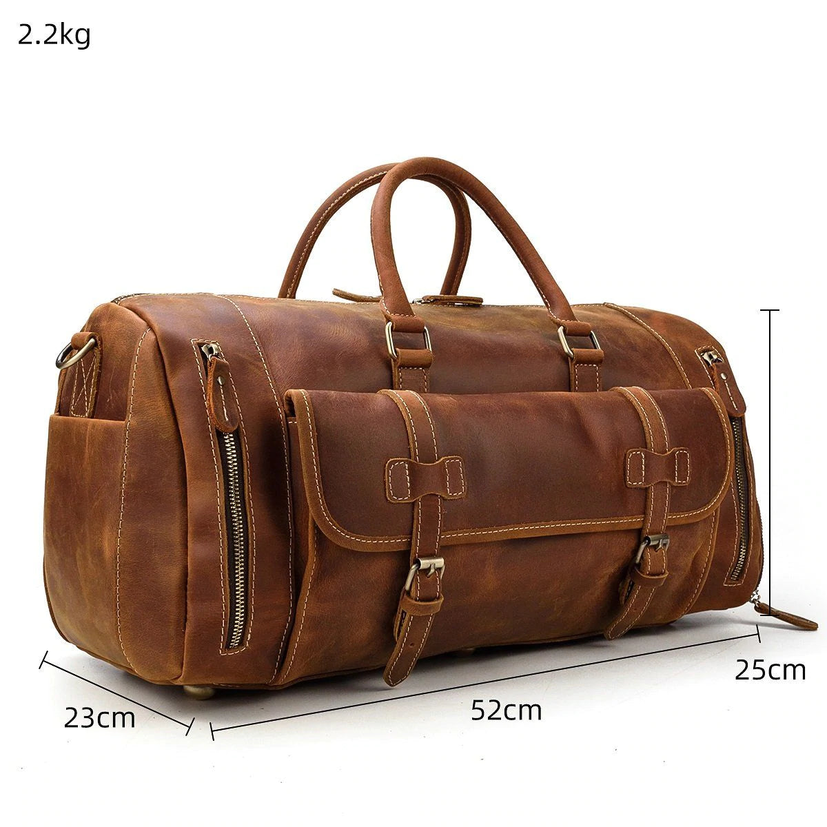 Men's Leather Weekend Bag | MANAGUA