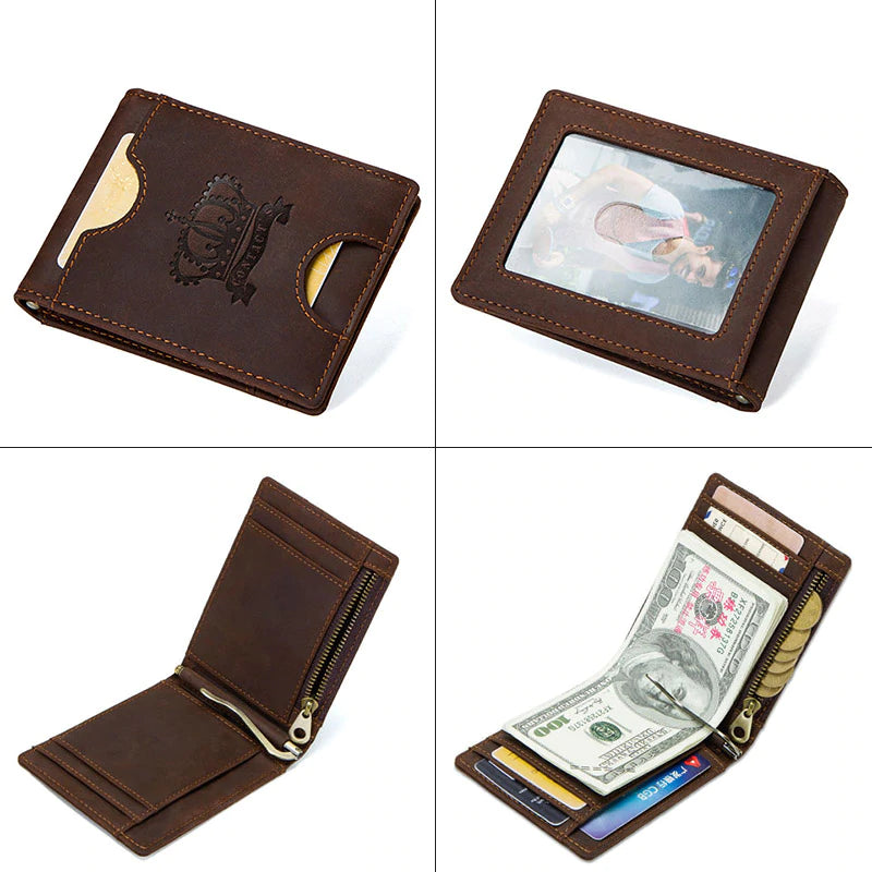 Men's RFID Blocking Bifold Slim Wallets