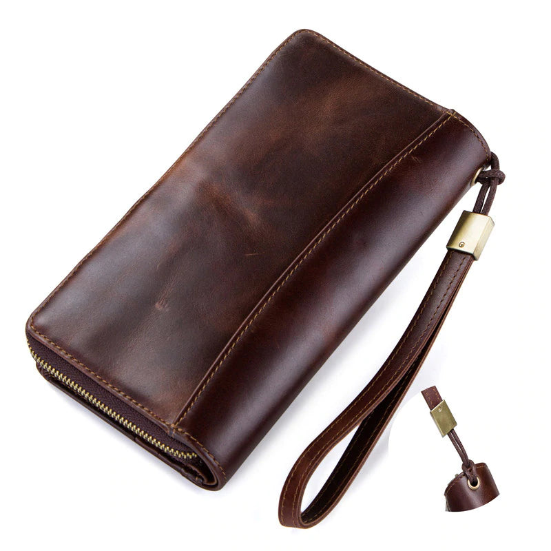 Men's Crazy Horse Leather Wallet