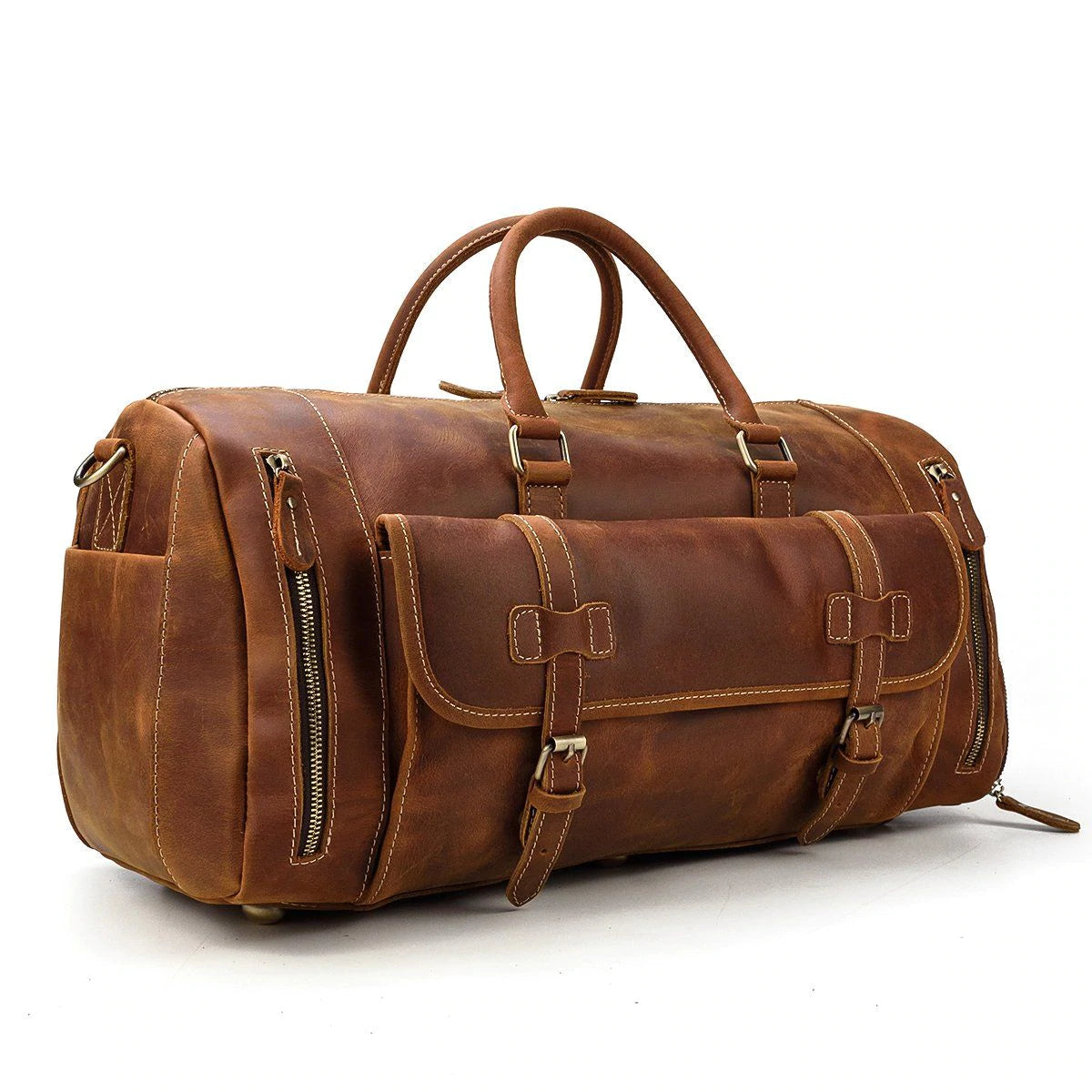 Men's Leather Weekend Bag | MANAGUA