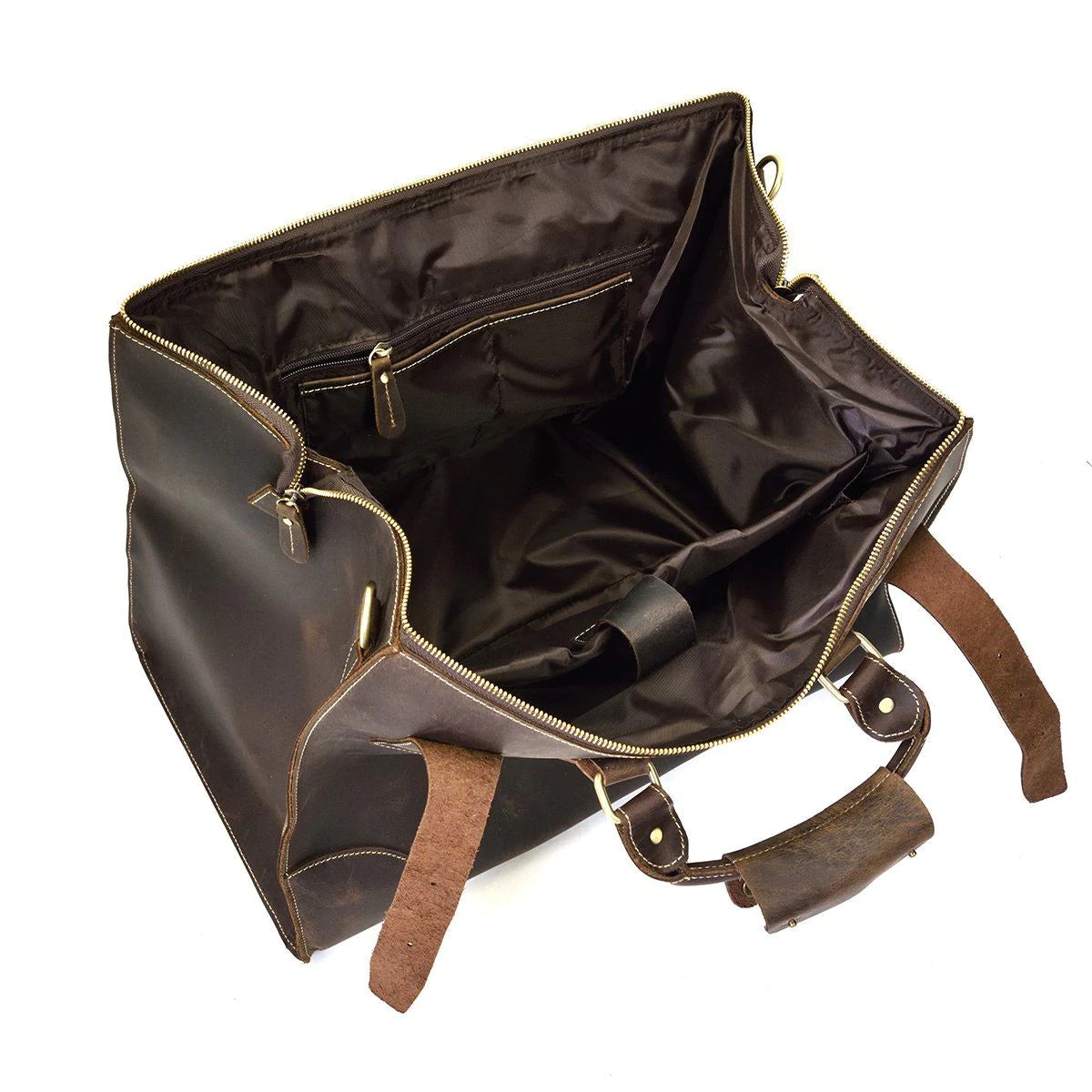 Handmade Leather Travel Bag, Mens Gym Bag, Duffle Bag